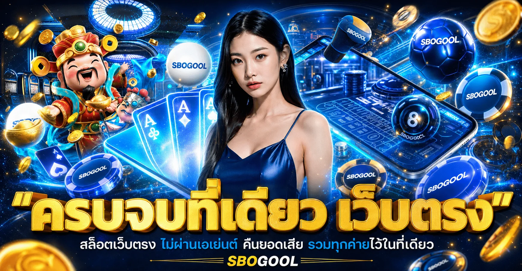 แบนเนอร์ SBOGOOL ทางเข้าเว็บตรงและเกมออนไลน์